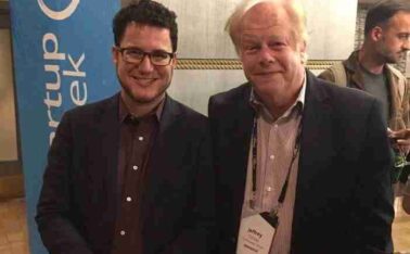 Dr Jeffrey Tobias with Eric Ries