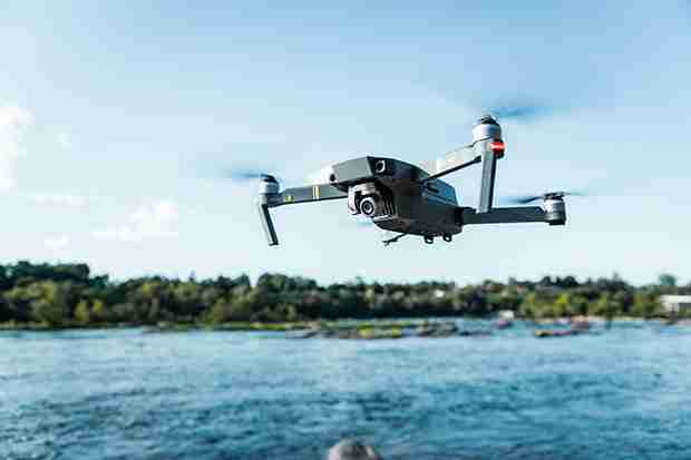 Photo of drones used in agriculture