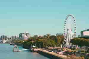 Brisbane Ferris Wheel river