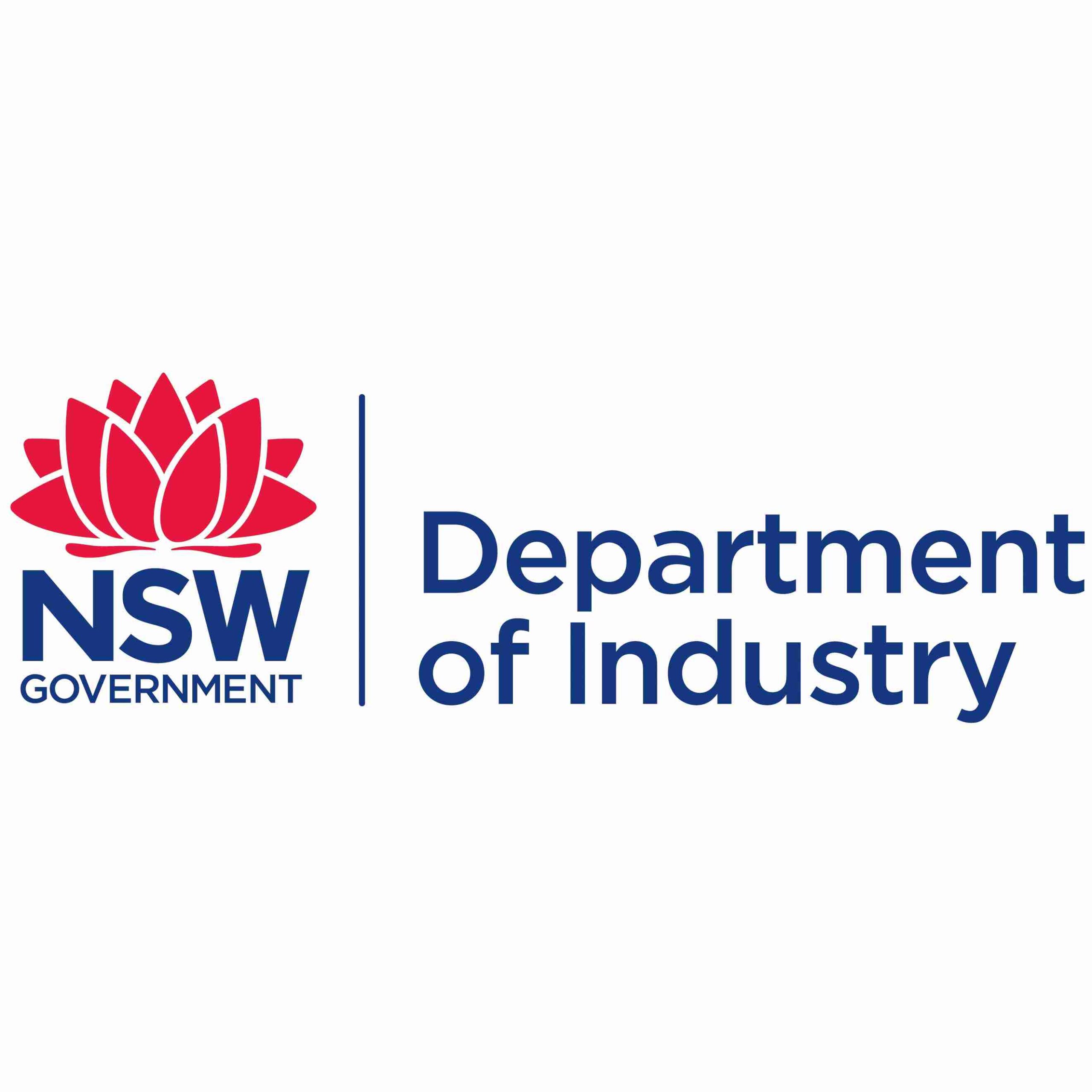 New South Wales Department of Industry logo.