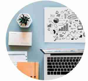 Office themed photo representing business strategy