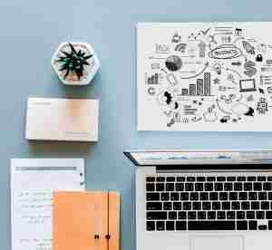 Office themed photo representing business strategy