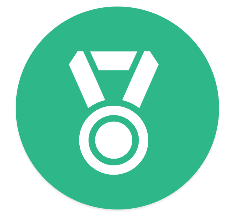 An image of a medal, representing the 'rewards and benefits' element of an employee value proposition.